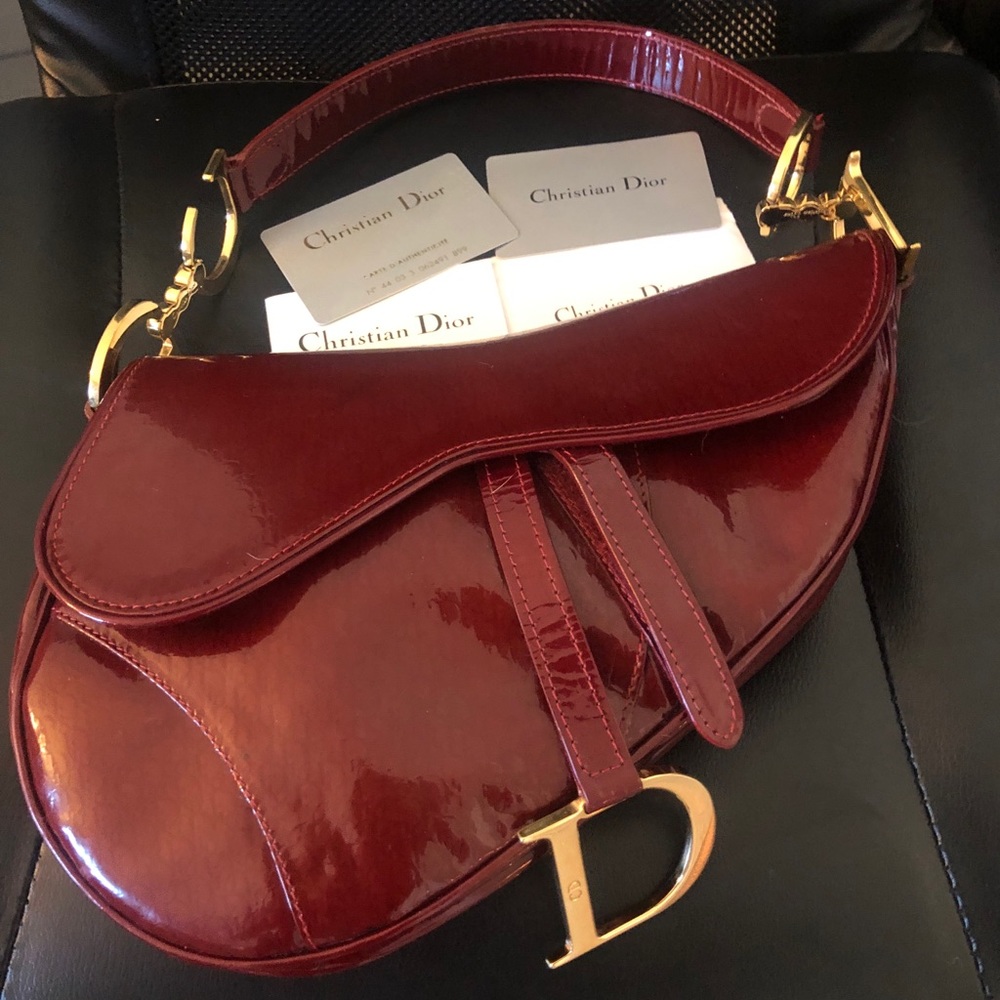 Authentic Dior saddle bag